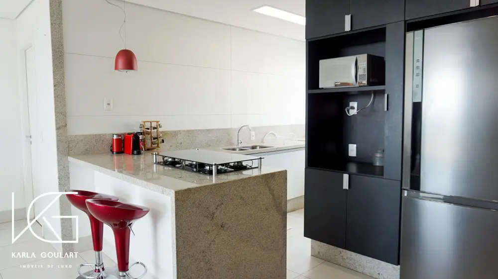 Cozinha Apartamento com 2 quartos, 95m2, à venda por R$1.200.000 -Vila da Serra – Nova LimaMG