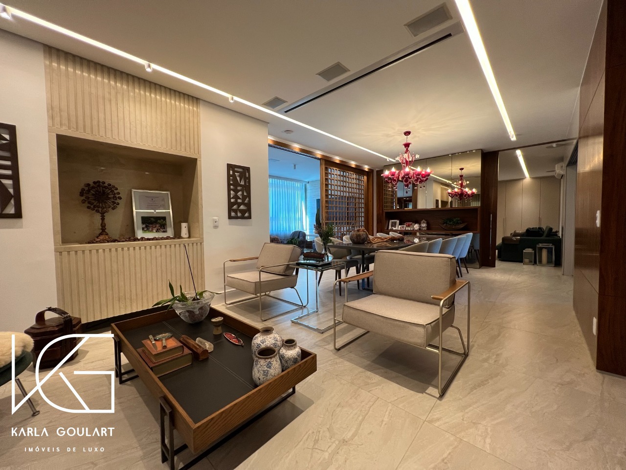 Sala de Visita Edíficio Bárbora Heliodora Vale do Sereno Nova Lima